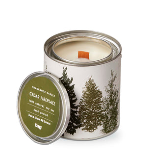 Cedar Tin Candle