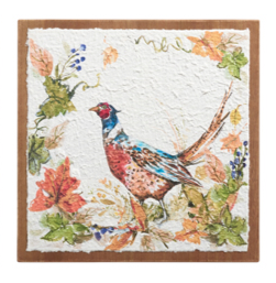 Fall Pheasant Wood Art