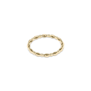 Harmony Flat Gold Ring Size 8