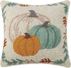 Peking Handicraft - Pumpkin Trio 16" Pillow