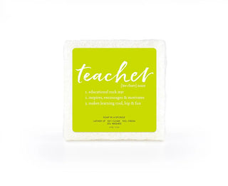 TEACHER Square Shower Sponge - (Seaside)