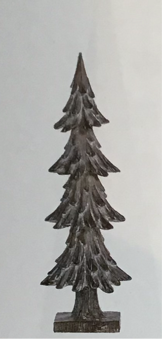 Medium Resin Brown Tall Tree