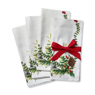 Winter Sprig Cloth Napkins Set of 4