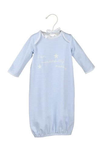 Blue Sack Gown New Born