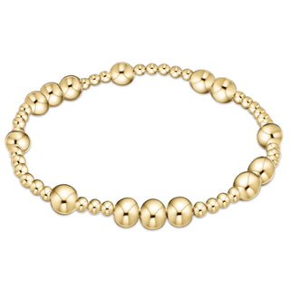 Hope Unwritten 6mm Gold Bead Bracelet - Extends