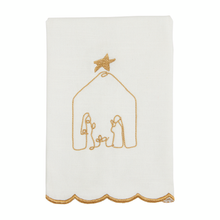 Nativity Embroidered Towel