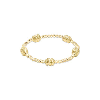 Admire Gold 3mm Bead Bracelet-Gold