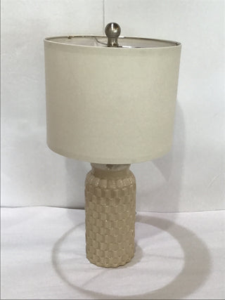 Cream Ceramic Jar Lamp