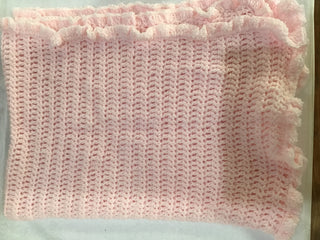 Mott’s Crochet Pink Baby Blanket