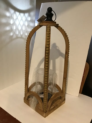 Lantern - Wood Beading