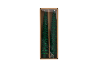 Green Tree Taper Candles