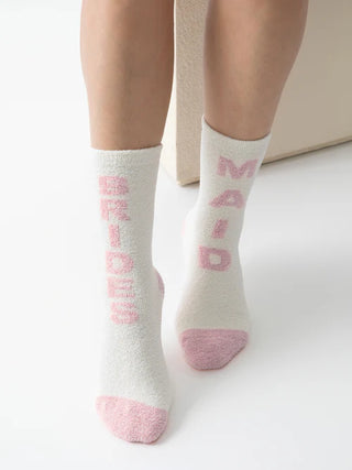 Fuzzy Bridesmaid Socks