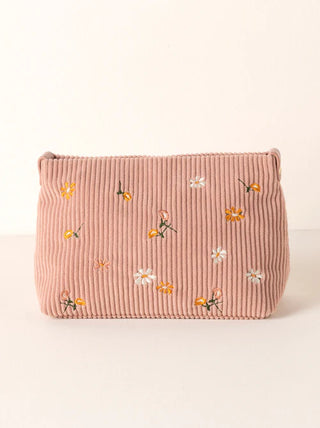 Blush Roux Zip Pouch