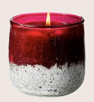 12oz Ombré Red/Silver Candle