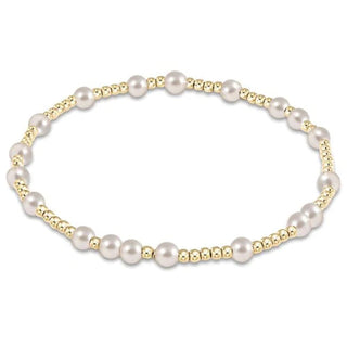 Egirl Hope Unwritten 4mm Bead Pearl Bracelet