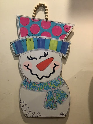 Snowgirl Door Hanger