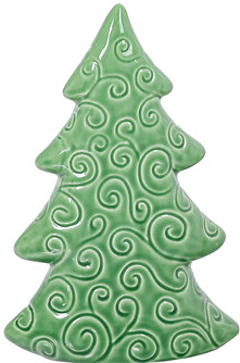 Green Ceramic Emb Tree