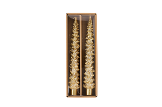 Gold Tree Taper Candles