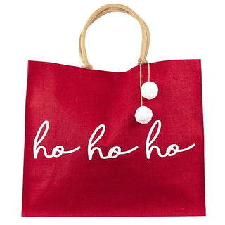 Red HoHoHo Tote Lg