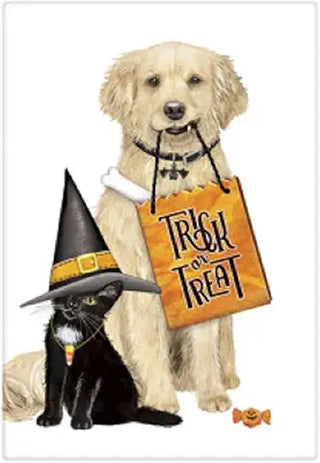 Dog And Cat Trick Or Treat Bag