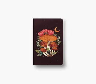 Classic Layflat Notebook Midnight Mushroom