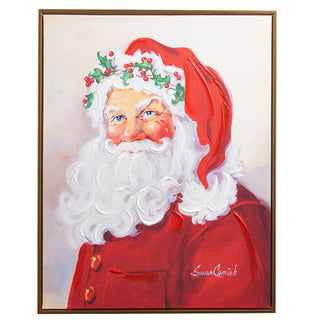 Santa Framed Wall Art 27.25”