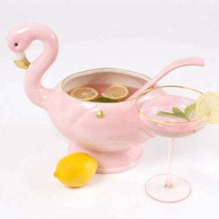 Flamingo Punch Bowl & Ladle