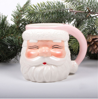 Pink Santa Mug