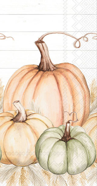 Guest Napkin Pumpkin Trio