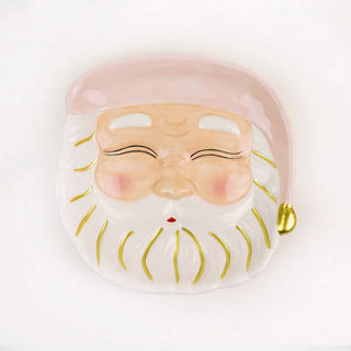 Pink Santa Plate