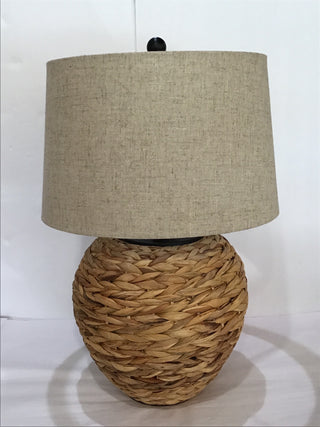 Brown/Black Ratan Lamp