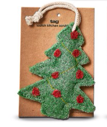 Christmas Tree Loofa Scubber