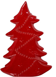 Red Ceramic Emb Tree