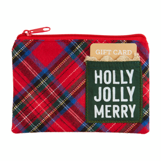 Tartan Light Up Xmas Pouch