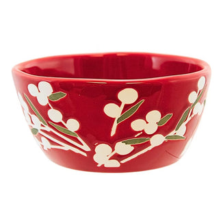 Sprig Snack Bowl Red