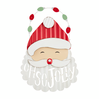 Santa Light Up Door Hanger