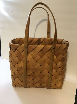 Chipwood Tote With Handles-Large