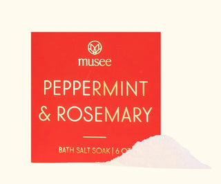 Peppermint & Rosemary Mint Salt Soak