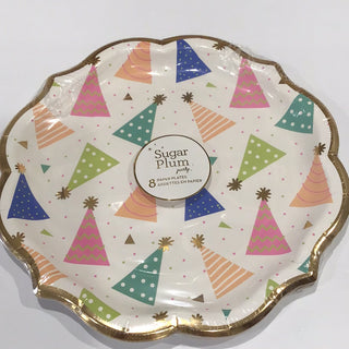 Birthday Hat Dinner Paper Plate