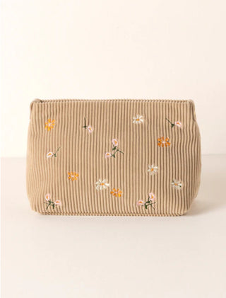 Tan Roux Zip Pouch