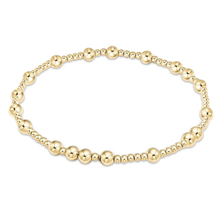 Hope Unwritten 4mm Gold Bead Bracelet - Extends