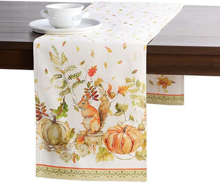 Pumpkin Passion Double Layer Table Runner