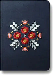 Embroidered Notebook Evelynn Blue