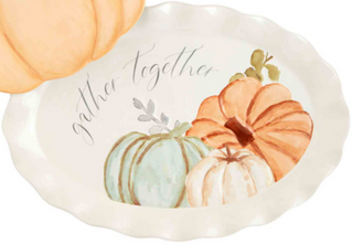 Lg Pumpkin Trio Platter