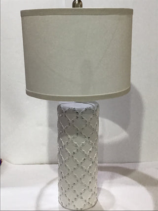 White Ceramic Farm House Lamp