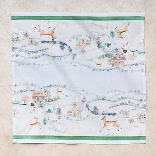 Kitchen Towel -Snowy World Church