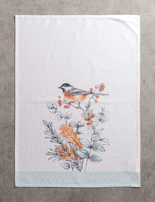 Shabby Chique Towel - Bird