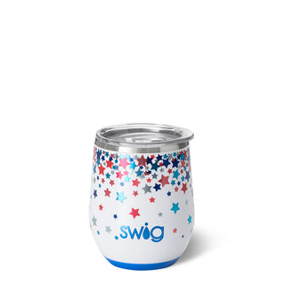 Swig Star Spangled Stemless Wine Cup 12oz