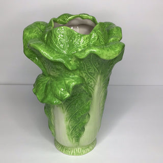 12.5” Green Cabbage Vase