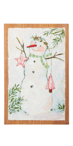 Tex Snowman Wall Art